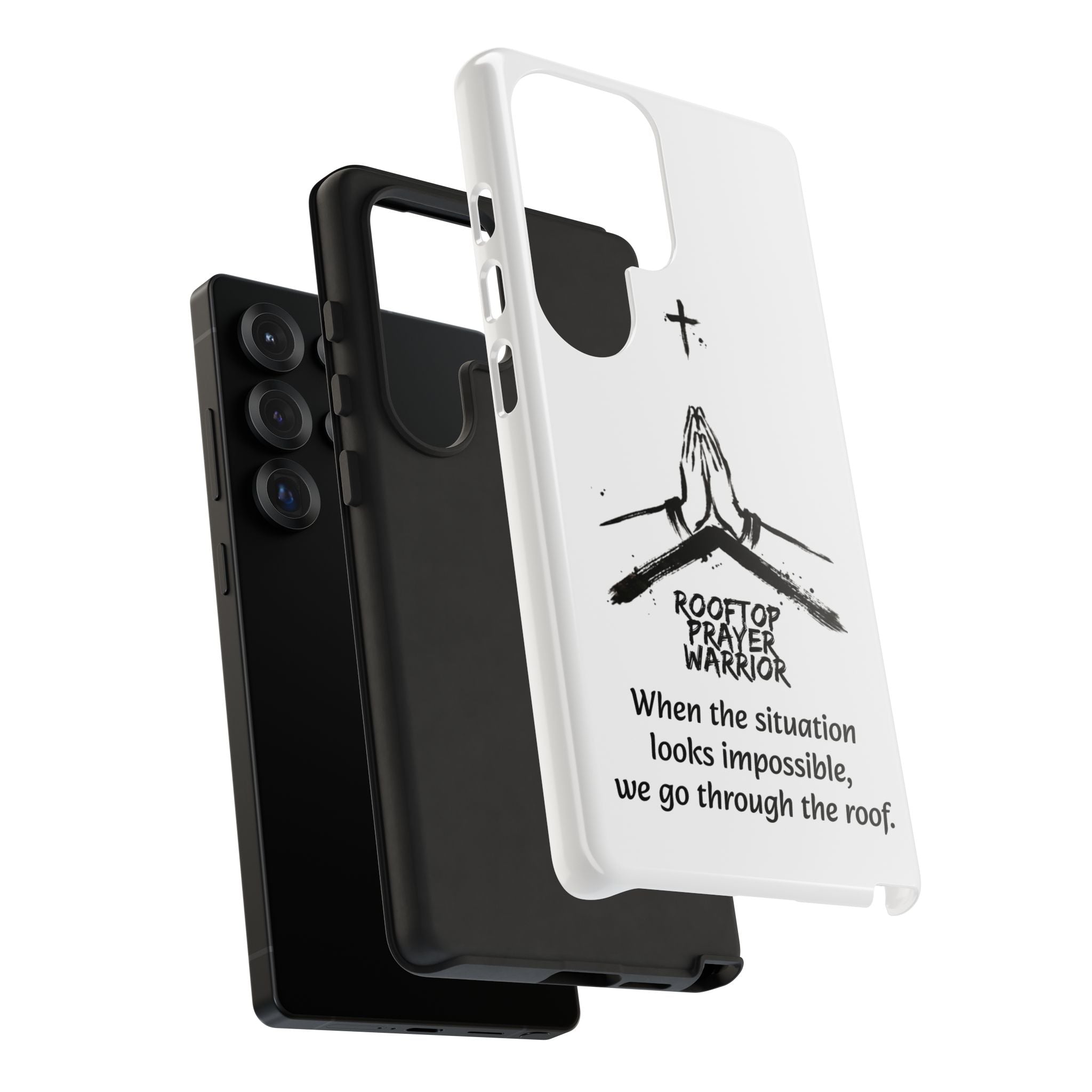 Rooftop Prayer Warrior Phone Case — iPhone, Samsung & Pixel