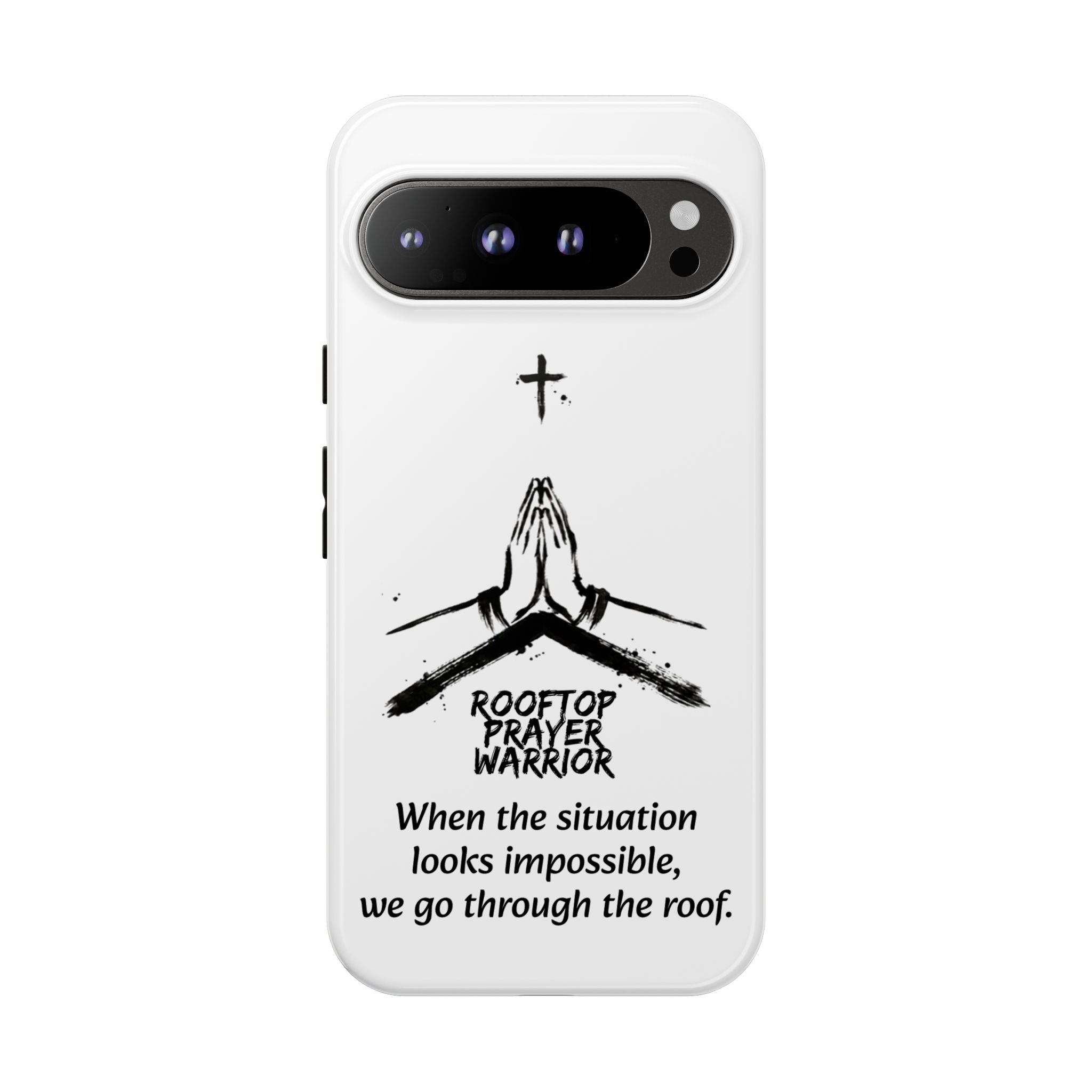 Rooftop Prayer Warrior Phone Case — iPhone, Samsung & Pixel