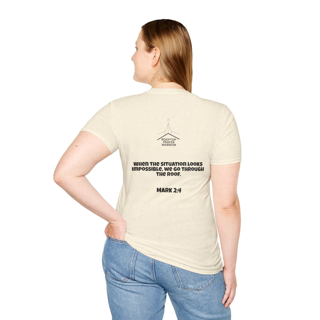 Rooftop Prayer Warrior T-Shirt — Light Colors