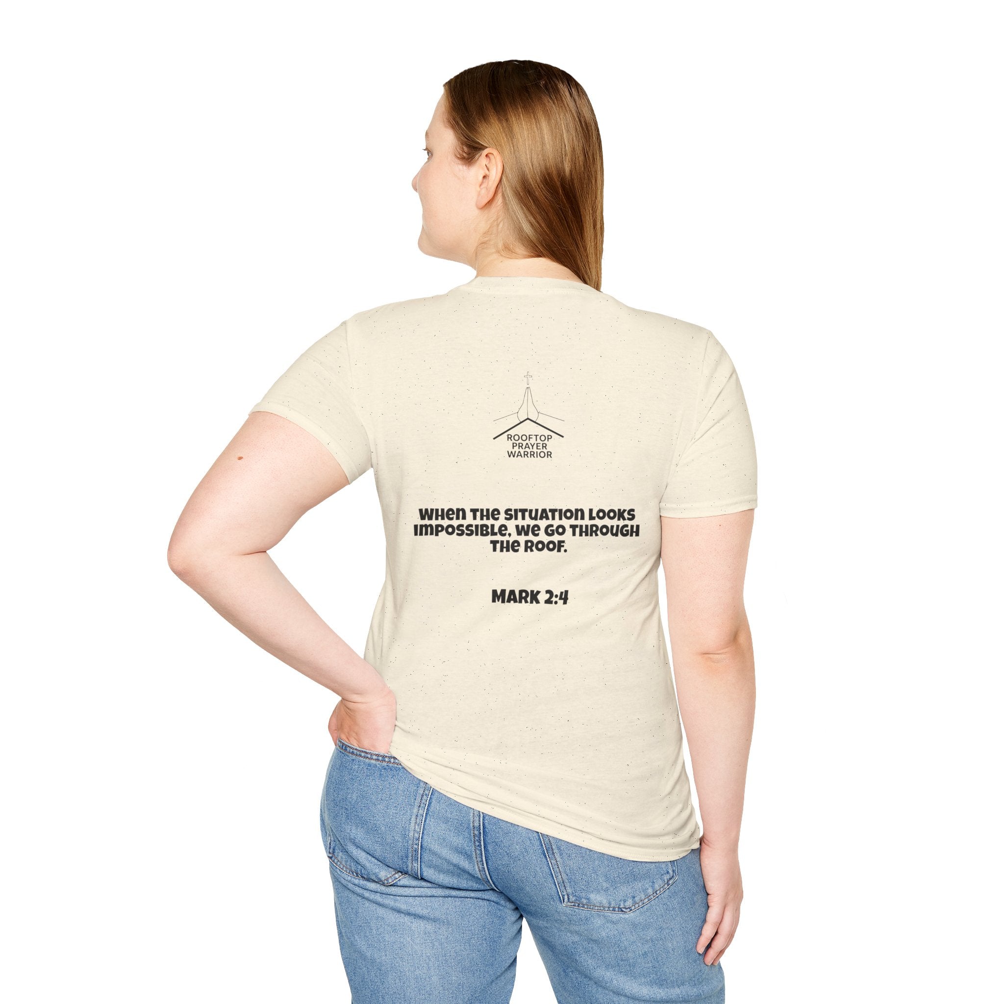 Rooftop Prayer Warrior T-Shirt — Light Colors