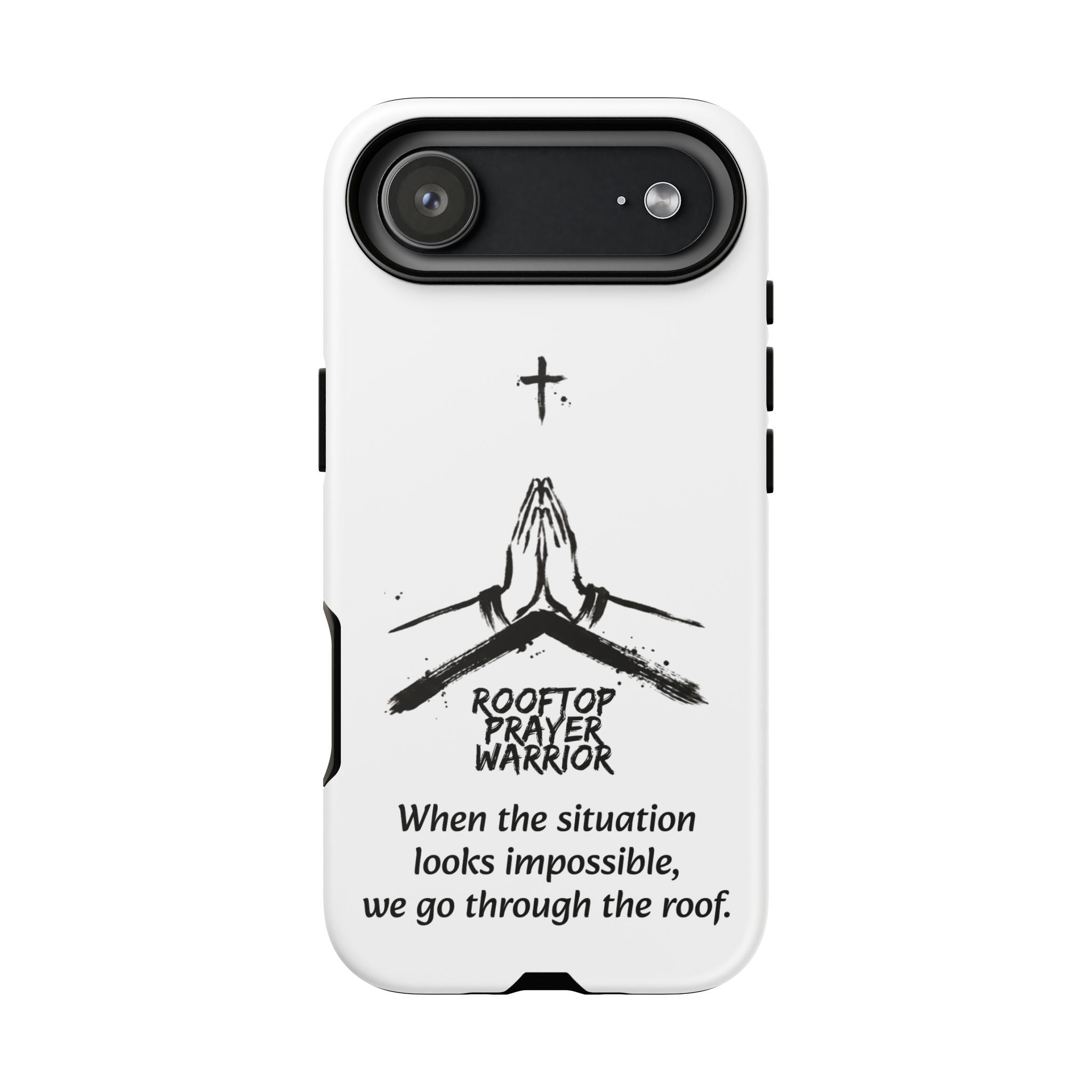 Rooftop Prayer Warrior Phone Case — iPhone, Samsung & Pixel