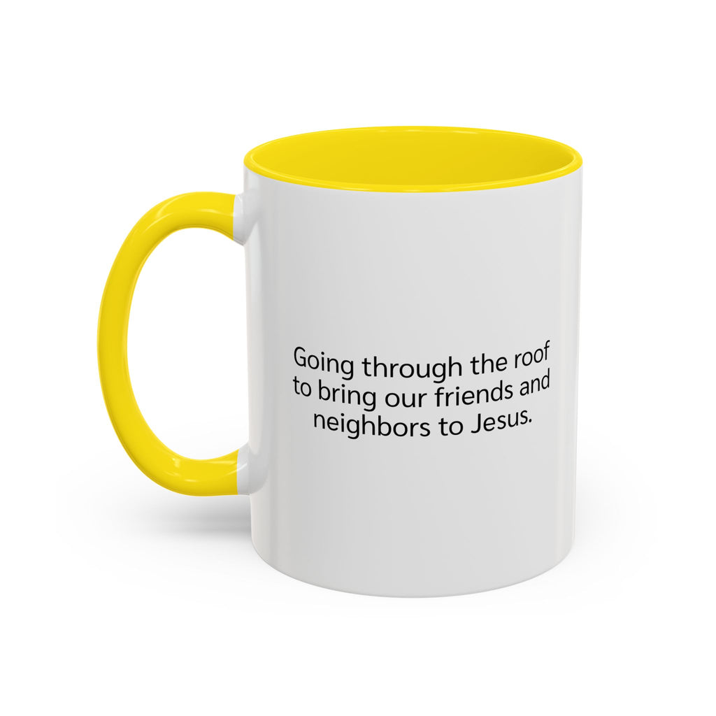 Rooftop Prayer Warrior Accent Coffee Mug