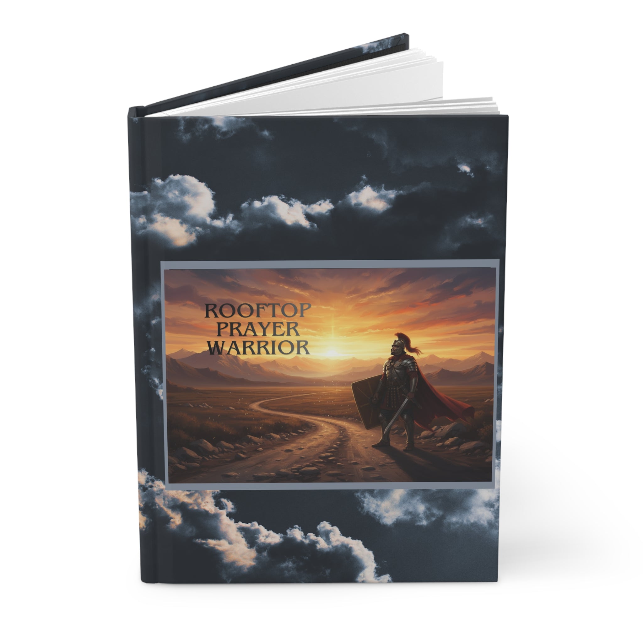 Prayer Warrior Journal — Rooftop Prayer Inspirational Hardcover Notebook