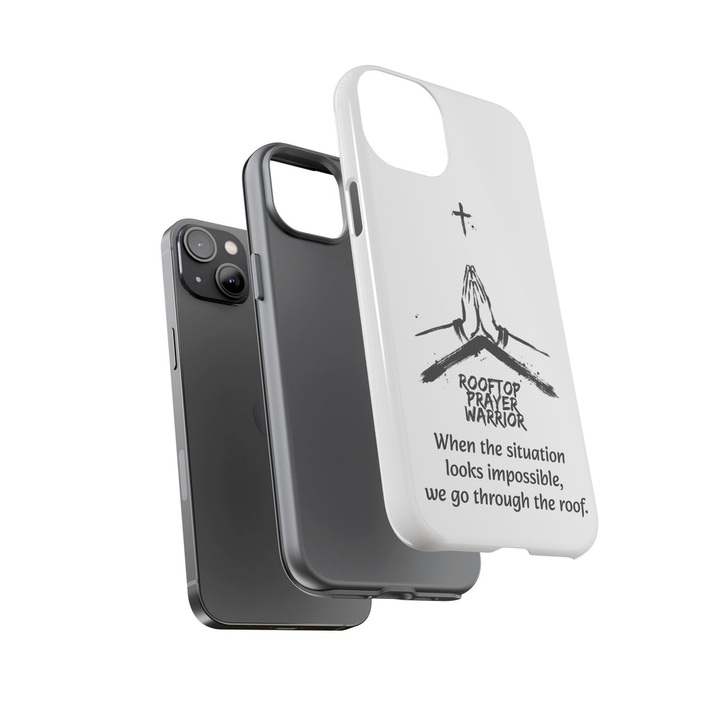 Rooftop Prayer Warrior Phone Case — iPhone, Samsung & Pixel
