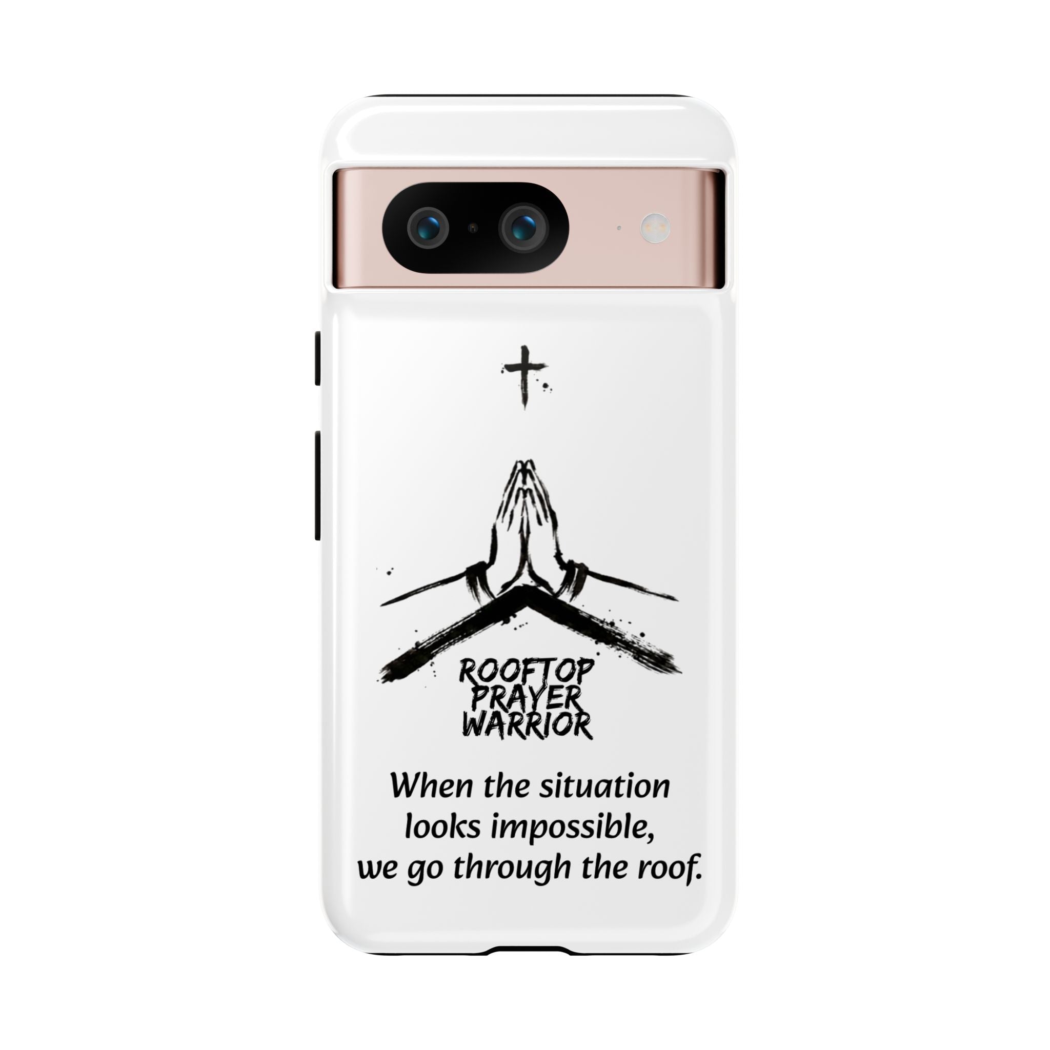 Rooftop Prayer Warrior Phone Case — iPhone, Samsung & Pixel