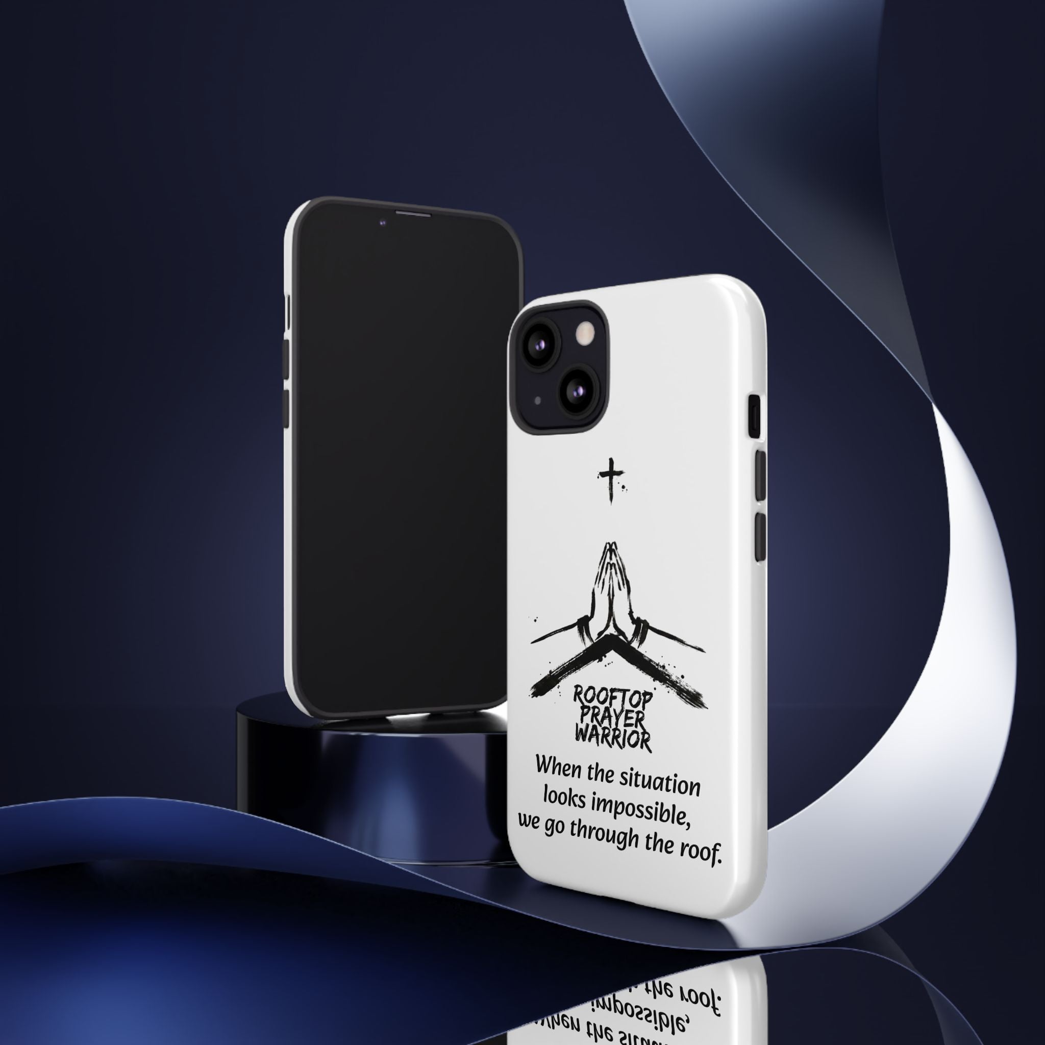 Rooftop Prayer Warrior Phone Case — iPhone, Samsung & Pixel