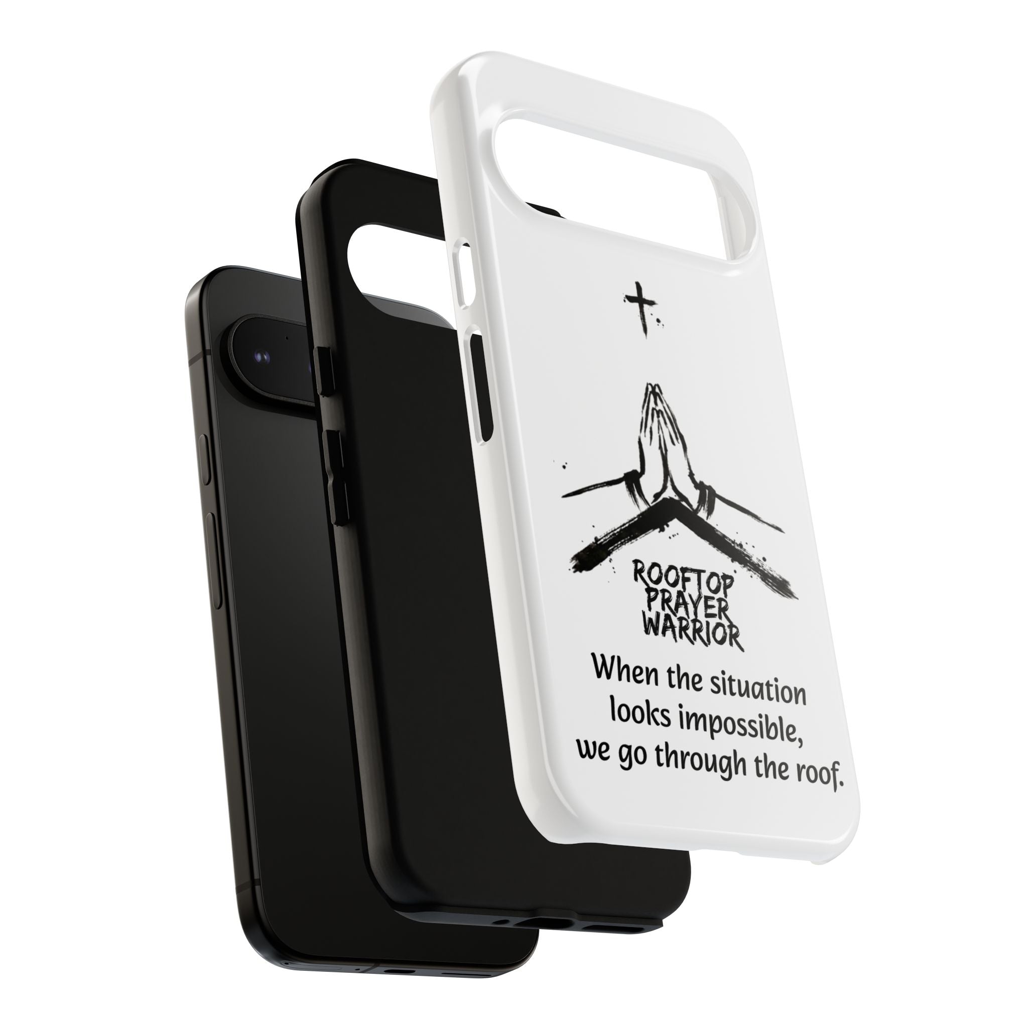 Rooftop Prayer Warrior Phone Case — iPhone, Samsung & Pixel